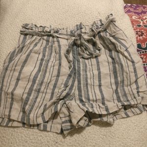 Zara linen shorts